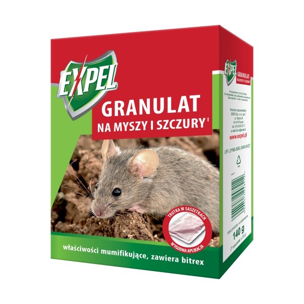 EXPEL GRANULAT NA MYSZY 140G