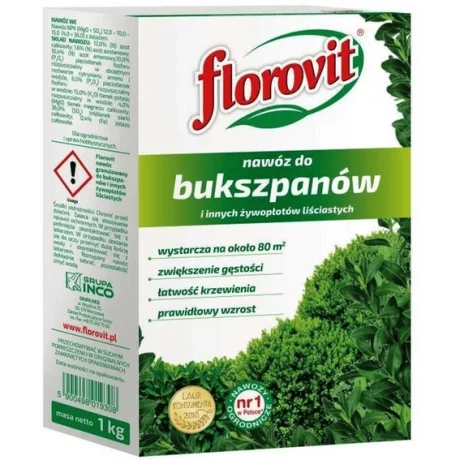 FLOROVIT NAWÓZ DO BUKSZPANÓW KARTON 1KG