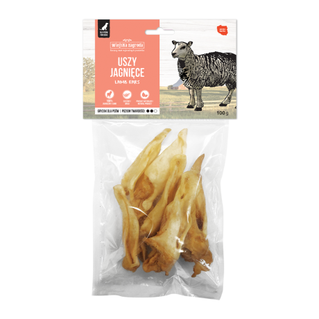 WIEJSKA ZAGRODA USZY JAGNIĘCE 100G