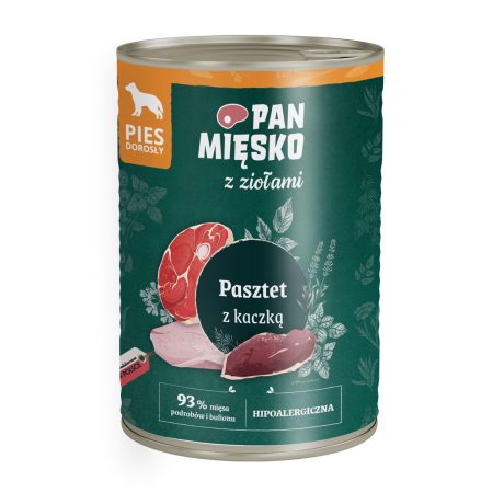 PAN MIĘSKO PASZTET Z KACZKĄ 400G