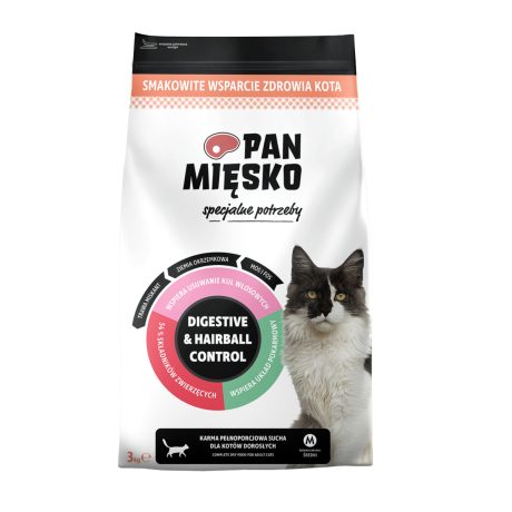 WIEJSKA ZAGRODA KARMA SUCHA KOT DIGESTIVE & HAIRBALL 3KG