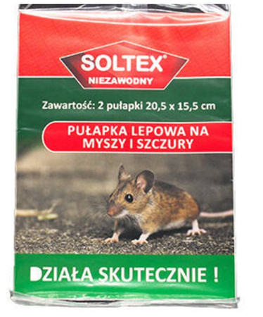SOLTEX PUŁAPKA LEPOWA NA MYSZY 2SZT