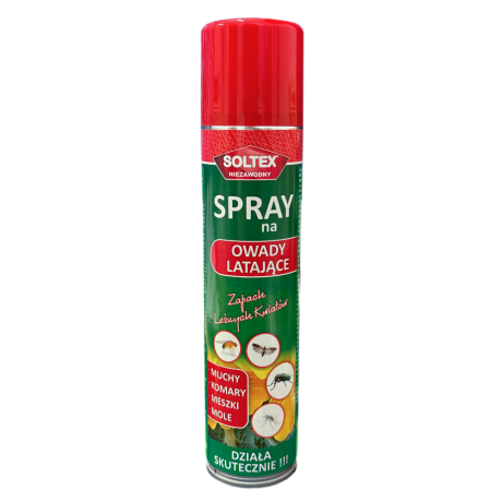 SOLTEX SPRAY NA OWADY LATAJĄCE KWIATOWY 300ML