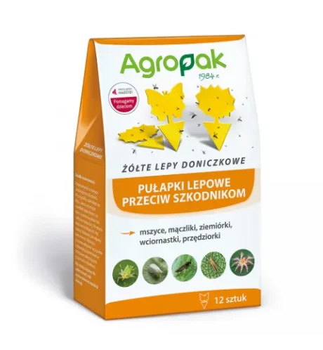 AGROPAK ZÓŁTE LEPY 12SZT