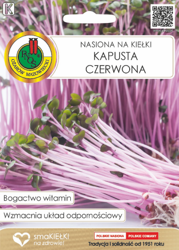 PNOS KAPUSTA CZERWONA NA KIEŁKI 8G