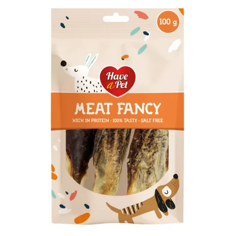 HAVE A PET PRZYSMAK KRÓLICZE UCH Z MIĘSEM 100G