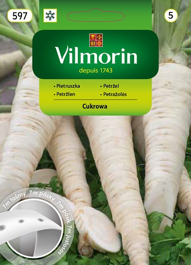 VILMORIN PIETRUSZKA CUKROWA TAŚMA 7M