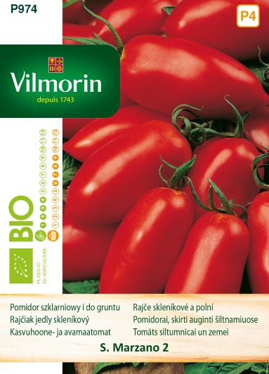 VILMORIN POMIDOR SAN MARZANO 2 BIO 0,5G