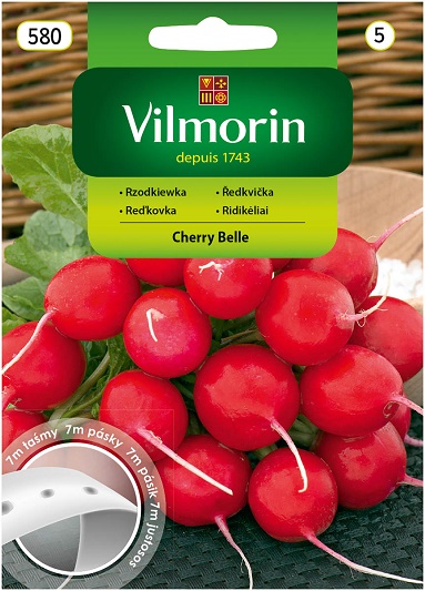 VILMORIN RZODKIEWKA CHERRY BELLE TAŚMA 7M