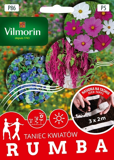 VILMORIN  TANIEC KWIATÓW RUMBA NA TAŚMIE 3X2