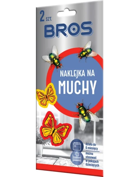 BROS NAKLEJKA NA MUCHY 2SZT