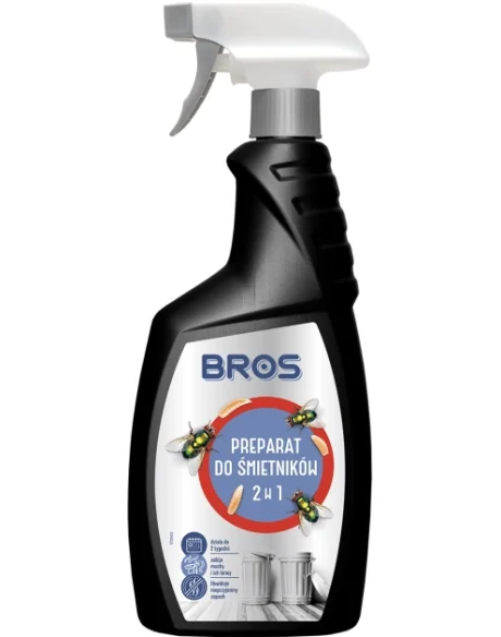 BROS SPRAY DO ŚMIETNIKÓW 2W1 500ML