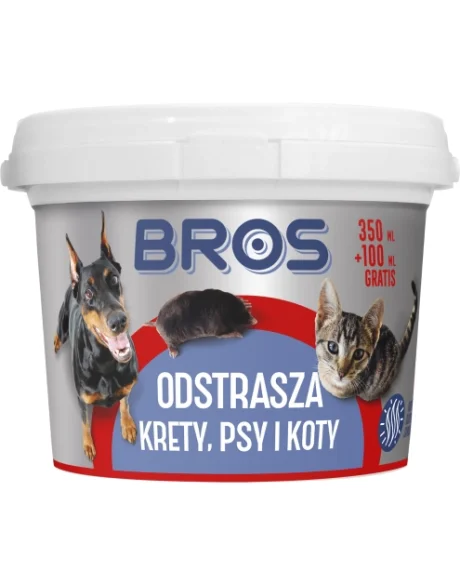 BROS ODSTRASZA KRETY PSY KOTY 450ML