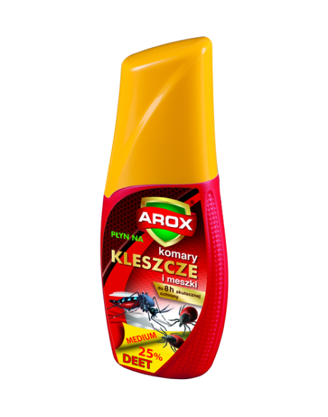 AROX PŁYN NA KOMARY DEET MEDIUM 25% 50ML