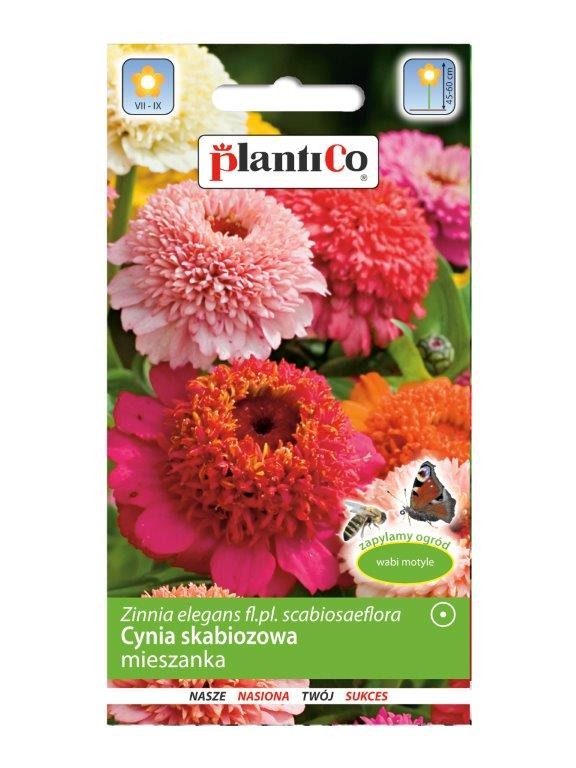 PLANTICO CYNIA DALIOWA SKABIOZOWA MIX 1G