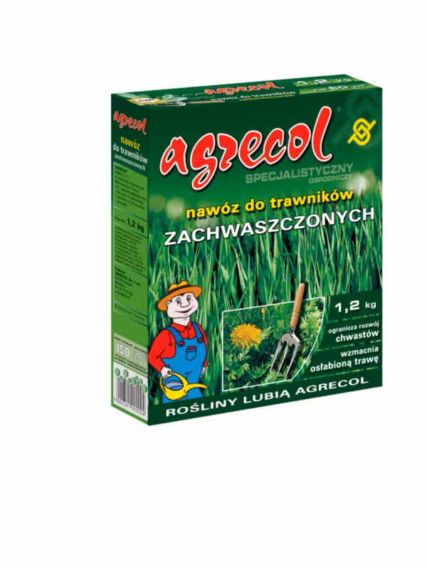AGRECOL NAWÓZ DO ZACHWASZCZONEGO TRAWNIKA 1,2KG
