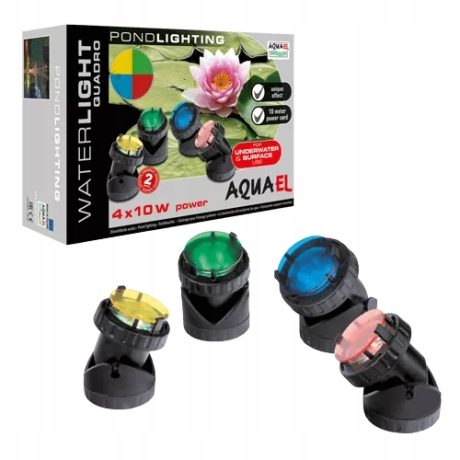 AQUAEL OŚWIETLENIE OCZKA 4X10W WATERLIGHT QUADRO