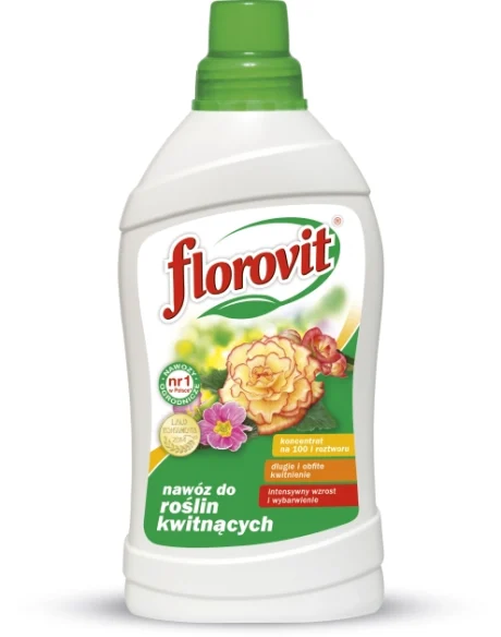 FLOROVIT NAWÓZ DO ROŚLIN KWITNĄCYCH 1L
